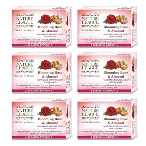Blooming Rose & Almond Natural Soap-600Grams